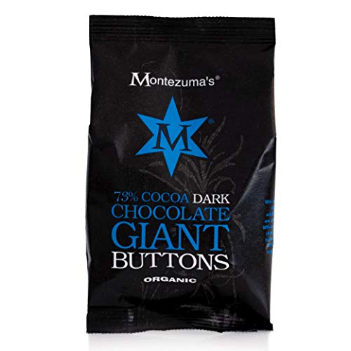 Montezumas Chocolate Organic Giant Buttons Bags (Dark Buttons) (4 x 180g)