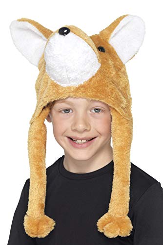 Smiffys 48406 Fox Hat, Orange, One Size
