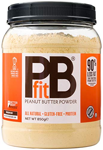 PBfit Peanut Butter Powder, 850 g, All-Natural Peanut Butter Powder from Real Roasted Pressed Peanuts, High in Protein, Natural Ingredients