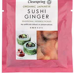 Clearspring Organic Japanese Sushi Ginger Pickle, 50g