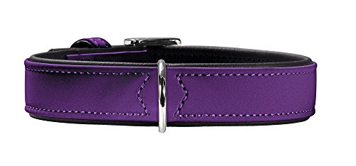 Collar Softie 55 Nickel Artificial Leather Violet/ Black | Hunter