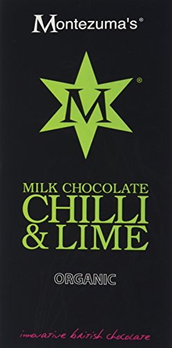 Montezuma's Organic Milk Chocolate Chilli and Lime 100 g