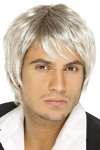 Smiffys Boy Band Light Blonde Wig - Brown
