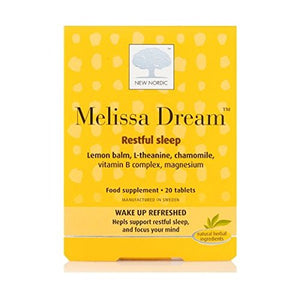 New Nordic Melissa Dream 20 tablet X 2 (Pack of 2)