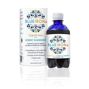 Blueiron Liquid Iron with Nordic Blueberries 330ml (Pack of 2)