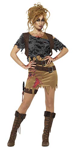 Smiffys 46848S Deluxe Zombie Huntress Costume (Small)