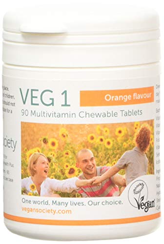 Veg1 Orange Multivitamins and Minerals Tablets - Pack of 90 Tablets