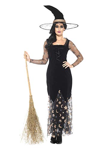 Smiffys 45110M Deluxe Moon and Stars Witch Costume (Medium)