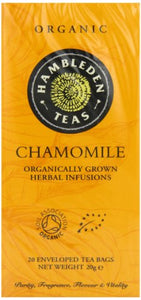 HAMBLEDEN HERBS Organic Chamomile Tea Bags 20g (PACK OF 6)