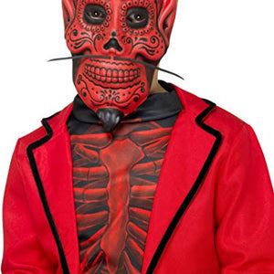 Smiffys 48134 Day of The Dead Devil Childs Mask (One Size)