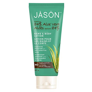JASON 84% Aloe Vera Hand & Body Lotion, 8 Ounce (Pack of 3)