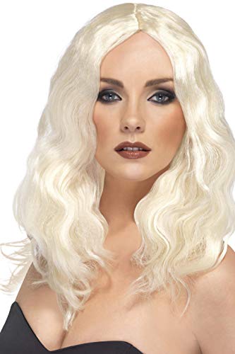 Smiffys Superstar Platinum Blonde Wig