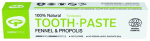 The Green People Company 50 ml Organic Fennel Toothpaste - 2-Pack