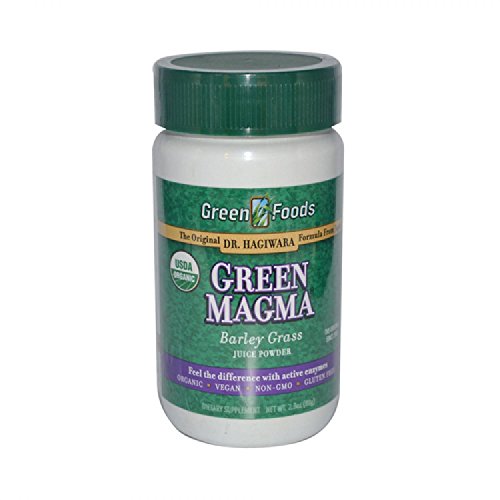 Pack of 1 x Green Foods Dr Hagiwara Green Magma Barley Grass Juice Powder - 2.8 oz