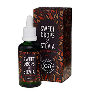 Chocolate Sweet Drops of Stevia by Good Good (1.7 Fl oz / 50ml) - Select from 11 Flavors! Sugar Free and All Natural! Diabetic Friendly! Perfect With Coffee, Tea, Smoothie, Yoghurt or Oats!