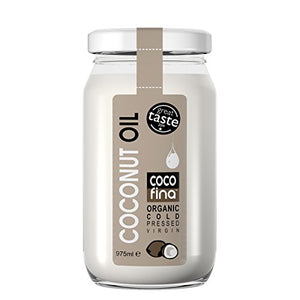 Cocofina Organic Raw Virgin Coconut Oil for hair, skin, teeth whitening, cooking & baking 975ml