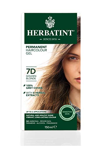 Herbatint Permanent Dye Care Of 5 Plant Extracts 150ml - Colour : 7D Golden Blond