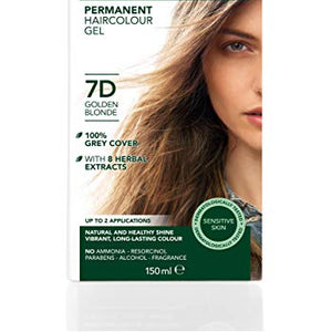 Herbatint Permanent Dye Care Of 5 Plant Extracts 150ml - Colour : 7D Golden Blond