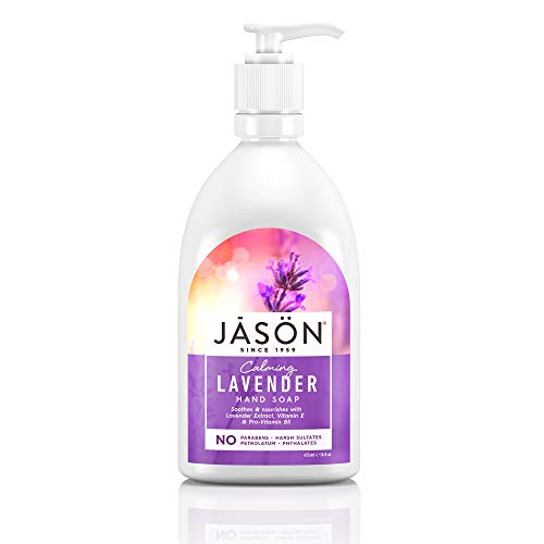 Jason Pure Natural Hand Soap, Calming Lavender, 16 Ounce