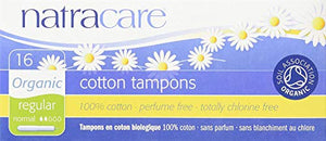 Natracare Organic Applicator Tampons Regular x 16 (Case of 12)