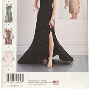 Simplicity Creative Patterns US8257H5 8257 Simplicity Pattern 8257 Misses' Special Occasion Dresses & Gown, Size: H5 (6-8-10-12-14),,