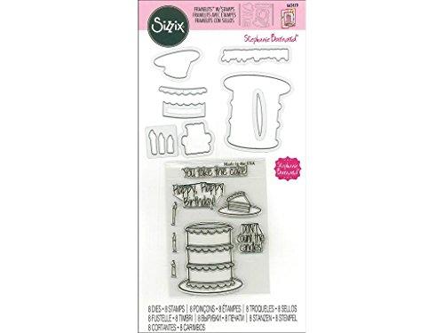 Sizzix Sbarnard Framelits Die/Stamp Take the Cake SB Stamptakecake