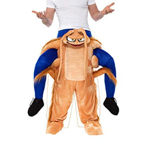 Smiffys 48821 Piggyback Cockroach Costume, Brown, One Size