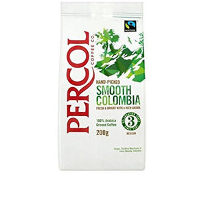 Percol FT Smooth Colombia Ground Coffee 200 g