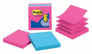 Post-it Pop-up Notes, 3 in x 3 in, Jaipur Collection, 3 Pads/Pack, 100 Sheets/Pad (3301-3AU-FF)