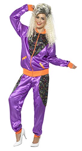 Smiffys Women's Retro Shell Costume, Jacket and Pants, Size: 44-46, 43080 Large