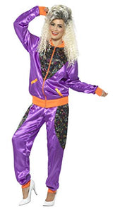 Smiffys Women's Retro Shell Costume, Jacket and Pants, Size: 44-46, 43080 Large