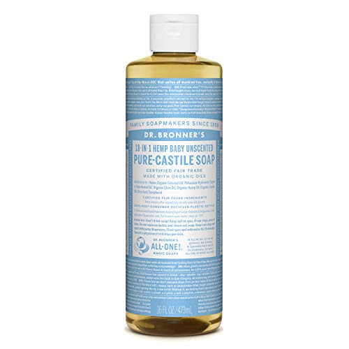 Dr Bronner Organic Baby Mild Castile Liquid Soap 473 ml