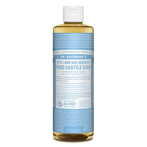 Dr Bronner Organic Baby Mild Castile Liquid Soap 473 ml