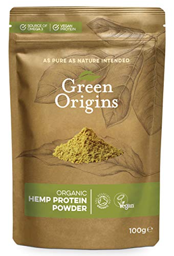 Green Origins Organic Raw Hemp Protein Powder, 200 g