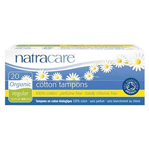 Natracare Tampon Regular, 20 pcs