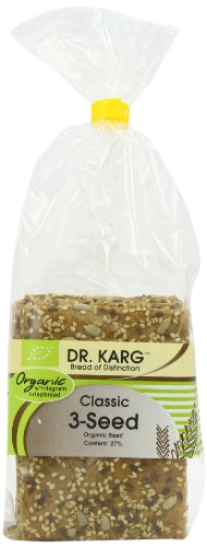 Dr Karg Classic 3 Seed Organic Wholegrain Crispbread 200 g (Pack of 8)