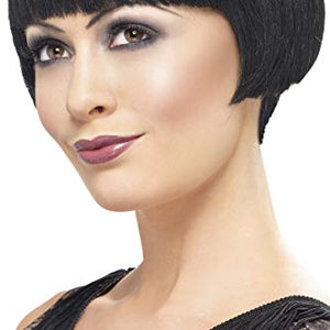 Smiffys 20's Flirty Flapper Wig Short - Black