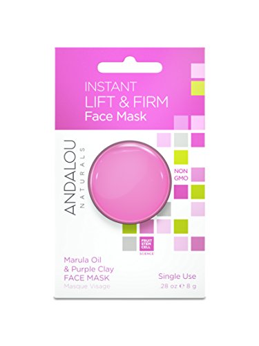 Instant Lift & Firm, Marula Oil & Purple Clay Face Mask - Andalou Naturals