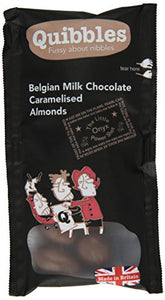 Quibbles Belgian Milk Chocolate Caramelised Almond Nibbles 30 g (Pack of 14)
