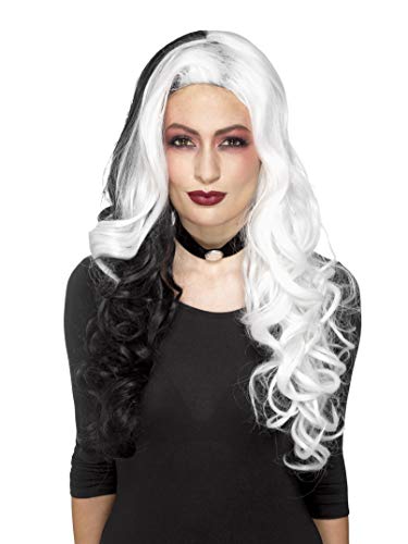 Smiffys 45041 Deluxe Evil Madame Wig (One Size)