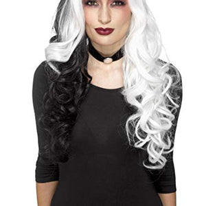 Smiffys 45041 Deluxe Evil Madame Wig (One Size)