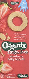 Organix Organic Baby Biscuits Strawberry (Pack of 5)