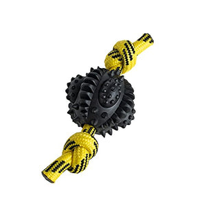 Dog Toy Spike Ball, With Rope Rubber Colored Sorted, 8 Cm  Pack Of 3 | Hunter