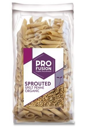 Profusion Organic Sprouted Spelt Penne - 50% Sprouted 250g (Pack of 4)