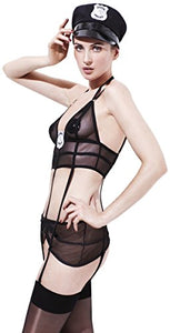 Fever, Women's Police Set, Small, Black