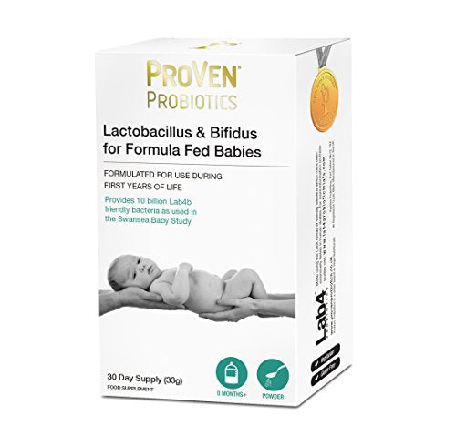 ProVen Probiotics Lactobacillus & Bifidus for Formula Fed Babies - 10 Billion CFU with prebiotics to feed the good bacteria