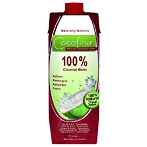Cocofina 100 Percent Coconut Water Tetra Pak, 1l