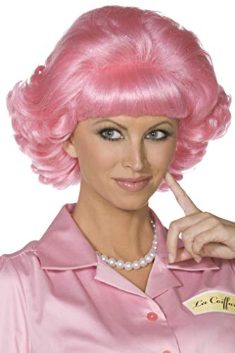 Smiffys Frenchy Wig - Pink