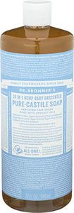 Dr Bronner'S | Baby Castile Liquid Soap | 1 x 946ml