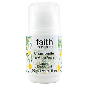 Faith in Nature Roll On Deo Aloe Vera & Chamo 50ml (Pack of 6 )